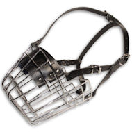 Large Dog Wire Muzzle-Cage Basket Dog Muzzle