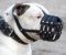 Basket Leather Dog Muzzle,No Bark Muzzle for American Bulldog