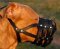 Basket Leather Dog Muzzle,No Bark Muzzle for PitBull