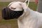 Agitation Muzzle,Police Leather Dog Muzzle For American Bulldog