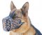 Leather dog muzzle "Dondi"-plus style For GSD