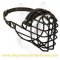 Medium Dog Wire Basket Muzzle with rubber covering