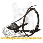 Large Dog Wire Muzzle-Cage Basket Dog Muzzle