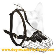 Akita/Siberian Husky Wire Muzzle-Cage Basket Dog Muzzle