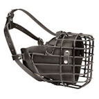Winter Wire Cage Dog Muzzle with Nose Padding