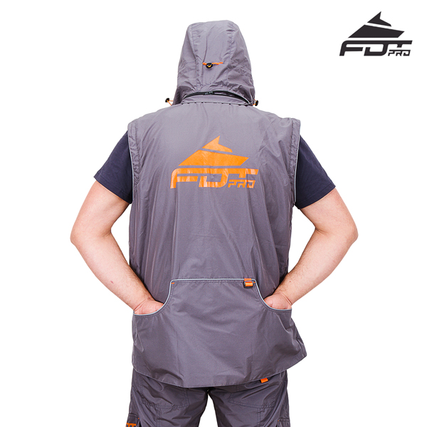 Durable Dog Training Suit of Grey Color from FDT Pro Wear